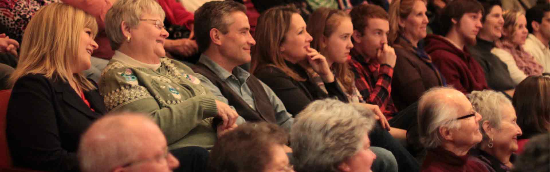 Audience in Frank and Katrina Basile Theater