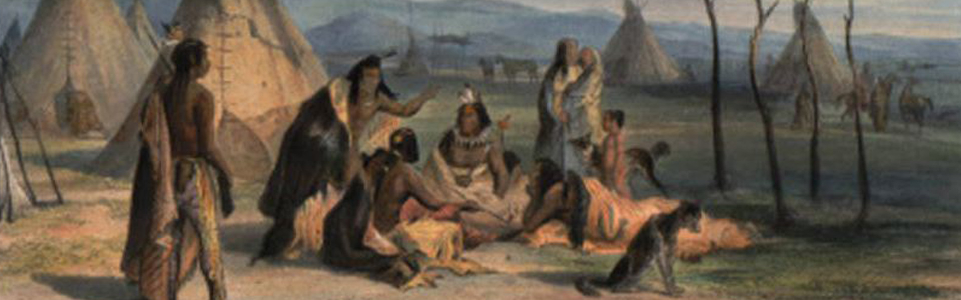 Funeral Scaffold of a Sioux Chief near Fort Pierre